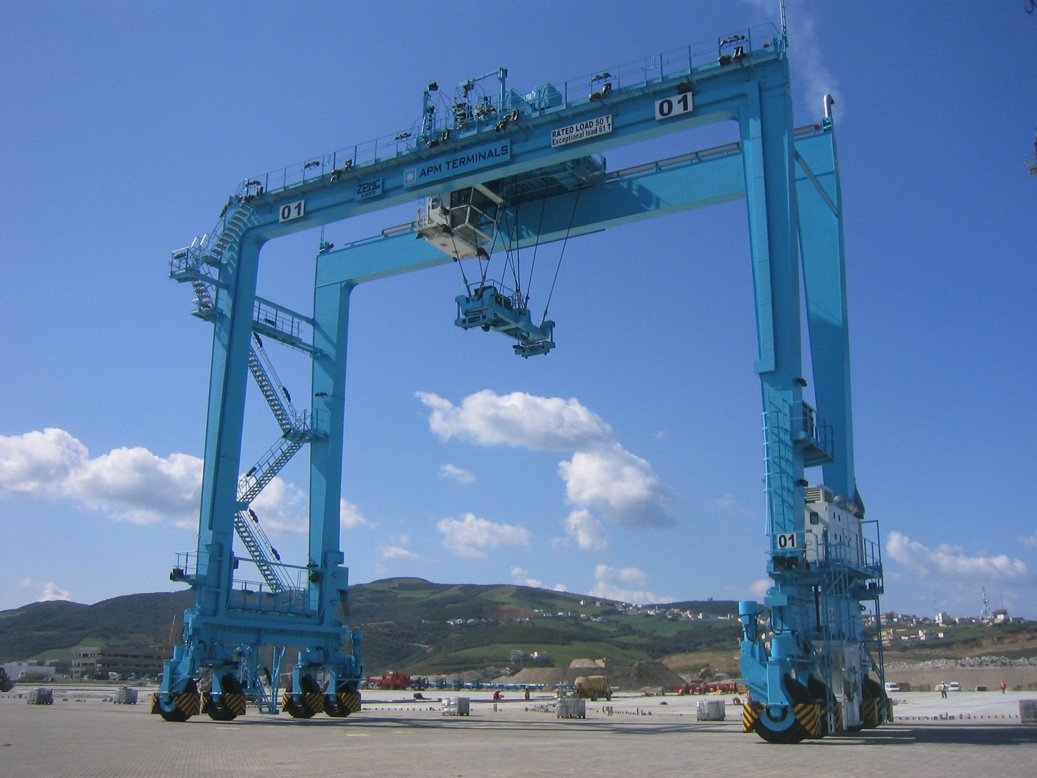 Контейнерный кран RTG ZPMC